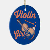 Violinist String Instrument Musician Music Lover Keramisch Ornament (Rechts)