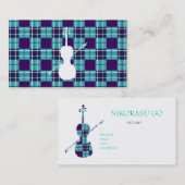 violinist visitekaartje (Voorkant / Achterkant)