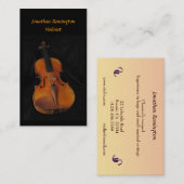 Violinist Visitekaartje (Voorkant / Achterkant)