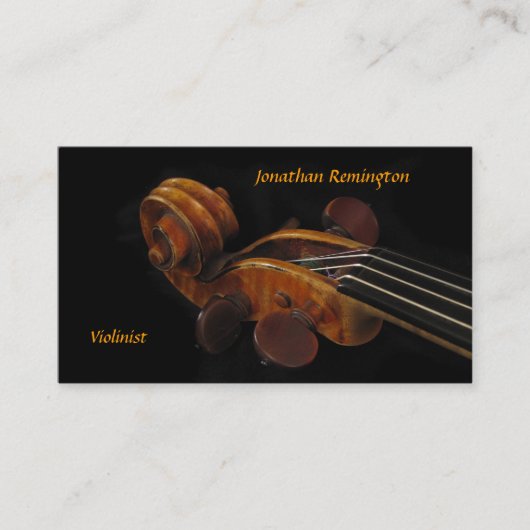Violinist Visitekaartje (Voorkant)