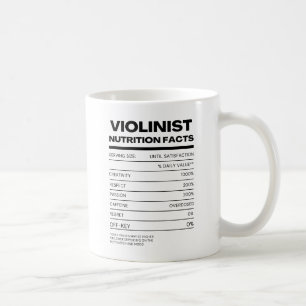 Violinist Voeding Feiten Koffie Mok