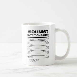 Violinist Voeding Feiten Koffie Mok