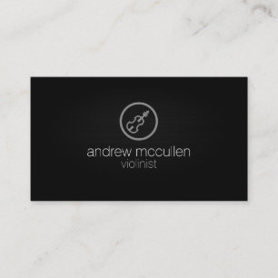 Violiniste Viool Icon Musician Visitekaartje