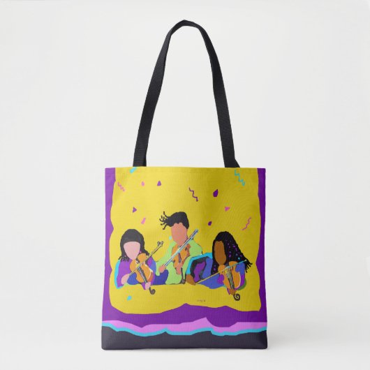 VIOLINISTEN CELEBRATE! TOTE BAG (Voorkant)