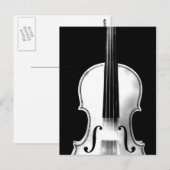 Violinistisch Briefkaart (Voorkant / Achterkant)