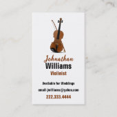 Violinistisch Visitekaartje (Voorkant)