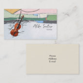 Violinistisch Visitekaartje (Voorkant / Achterkant)