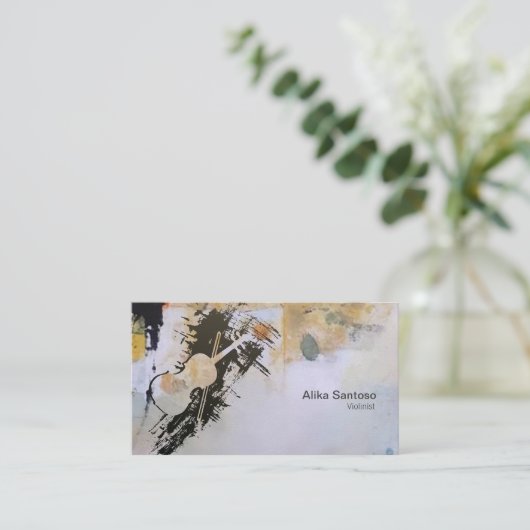 Violinistisch Visitekaartje (Staand voorkant)