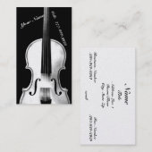 Violinistisch Visitekaartje (Voorkant / Achterkant)