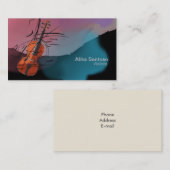 Violinistisch Visitekaartje (Voorkant / Achterkant)