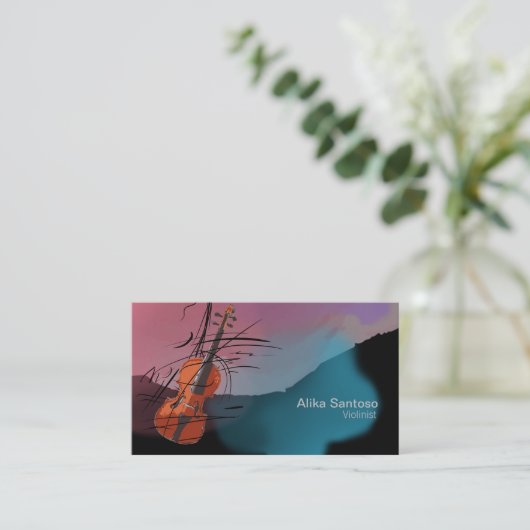 Violinistisch Visitekaartje (Staand voorkant)