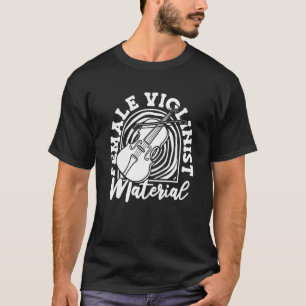Violinistisch Vrouw Fiddler Fiddle Violin T-shirt