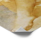 violinistische engel van Henri Pinta Poster (Hoek)