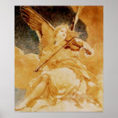 violinistische engel van Henri Pinta Poster (Voorkant)