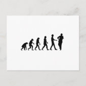 Violinistische evolutie briefkaart (Voorkant)