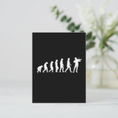 Violinistische evolutie briefkaart (Staand voorkant)
