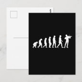Violinistische evolutie briefkaart (Voorkant / Achterkant)