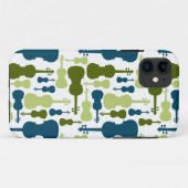 Violins - Blauw en Groen Patroon Case-Mate iPhone Case (Achterkant (horizontaal))