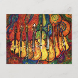 Violins Briefkaart