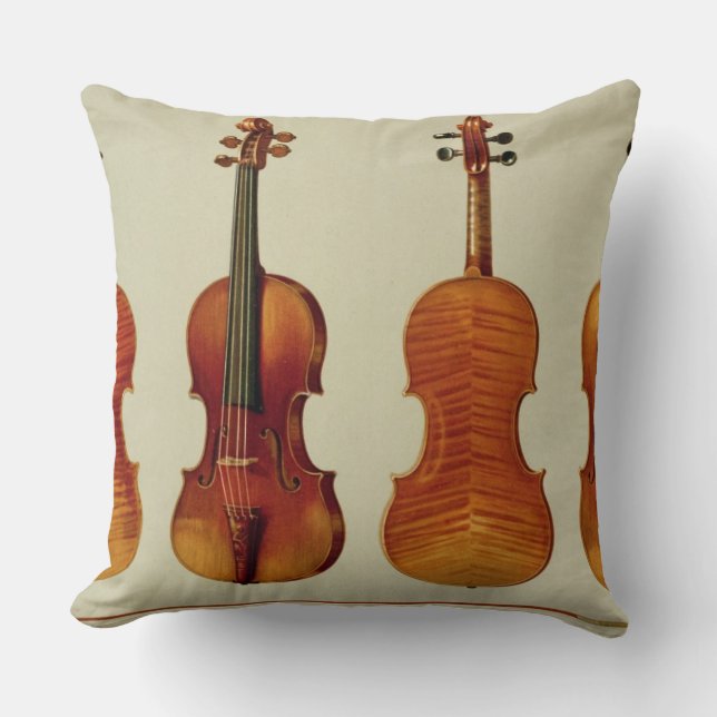 Violins (LtoR): de "Alard" van Antonio Stradivariu Kussen (Voorkant)