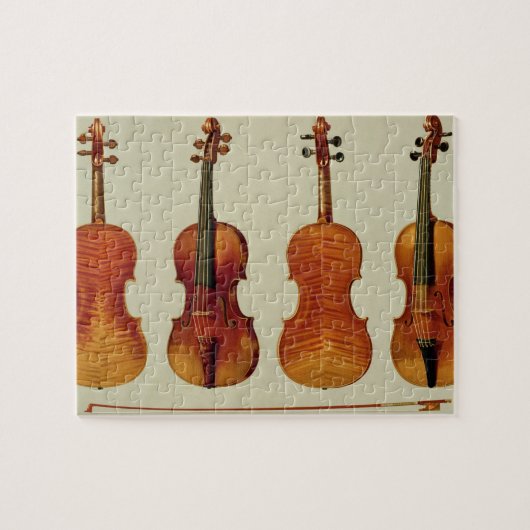 Violins (LtoR): de "Alard" van Antonio Stradivariu Legpuzzel (Horizontaal)