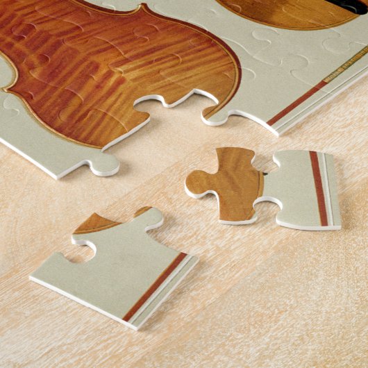 Violins (LtoR): de "Alard" van Antonio Stradivariu Legpuzzel (Zijkant)