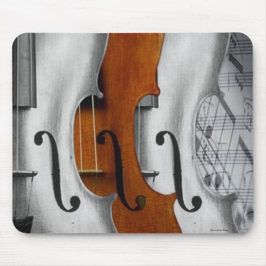 Violins Mousepad Muismat (Voorkant)
