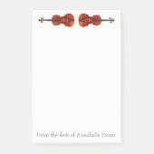 Violins personaliseren post-it® notes (Voorkant)