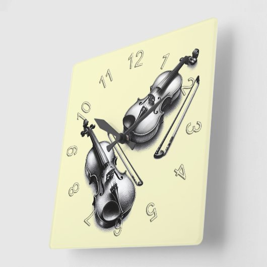 Violins Vierkante Klok (Hoek)