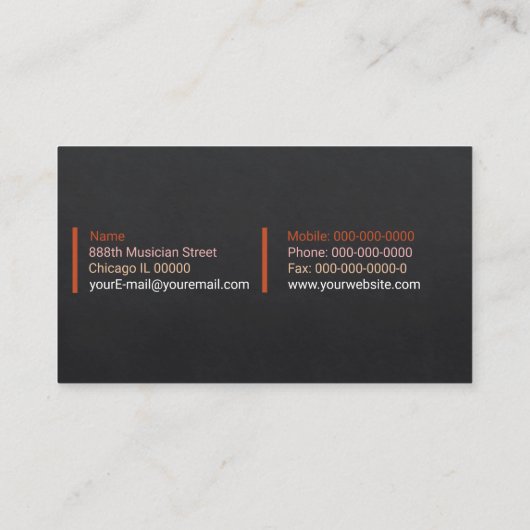 Violins Visitekaartje (Achterkant)