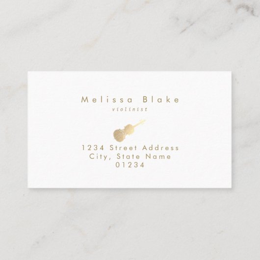 violist boho pampas gras visitekaartje (Achterkant)