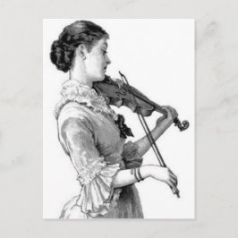 -violist briefkaart