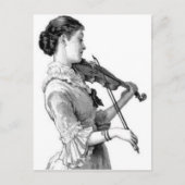 -violist briefkaart (Voorkant)