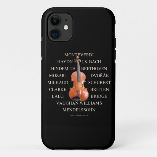 Violist Composers Case-Mate iPhone Case (Achterkant)