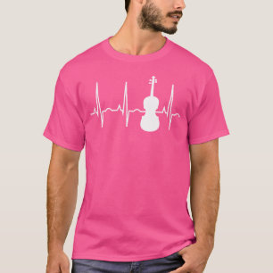 Violist Gift Shirt Viola Heartbeat Orchestra Playe