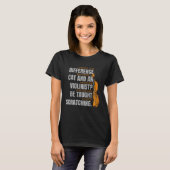 Violist Hilarisch viool T-shirt (Voorkant volledig)