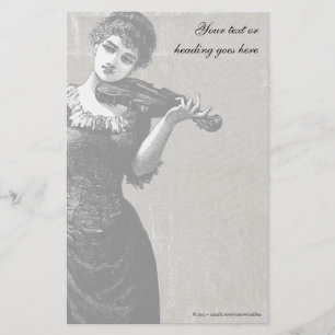 violist stationery briefpapier