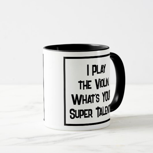 Violist Super Talent. Tweetonige vioolspeler Mok (Voorkant rechts)