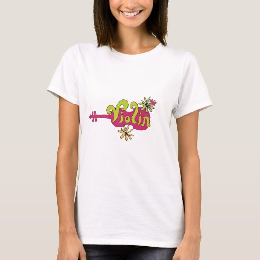 violist t-shirt (Voorkant)