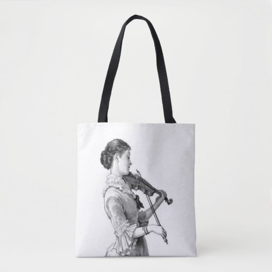 -violist tote bag (Voorkant)