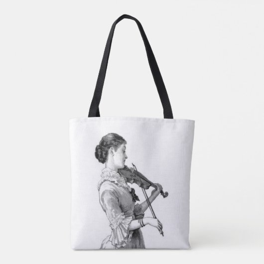 -violist tote bag (Achterkant)