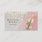 violist visitekaartje (Voorkant)