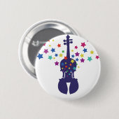 Violn Star Canvas tas, Sleutelhanger of Button (Voorkant /achterkant)