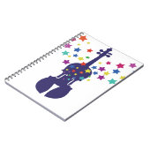Violn Star Canvas tas, Sleutelhanger of Button Notitieboek (Linkerzijde)