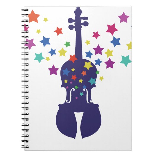 Violn Star Canvas tas, Sleutelhanger of Button Notitieboek (Voorkant)