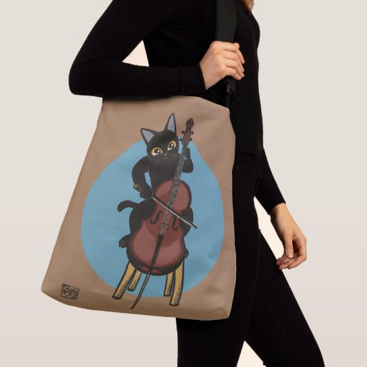 Violon cello crossbody tas (Dichtbij)