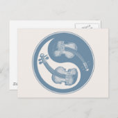 Violyin-Yang Briefkaart (Voorkant / Achterkant)