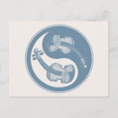 Violyin-Yang Briefkaart (Voorkant)