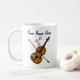 Viool Aangepaste Mok Violist Musician Gift