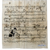 Viool Blad Muziek Douchegordijn (Voorkant)